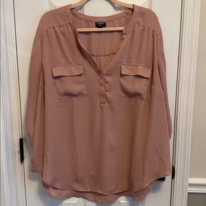 Torrid Dusty Pink Harper Blouse 2X